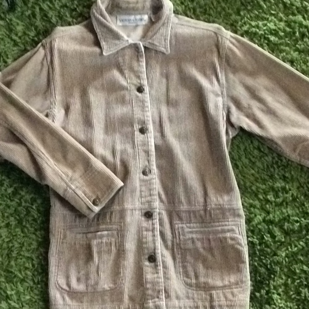 Corduroy Camel-Color Jacket.